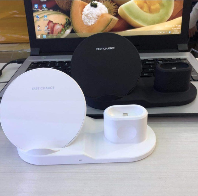 Wireless Charger Mobile Phone 3 In 1 Stand Watch Headphones Wireless Charger Mobile Phone 3 In 1 Stand Watch Headphones
